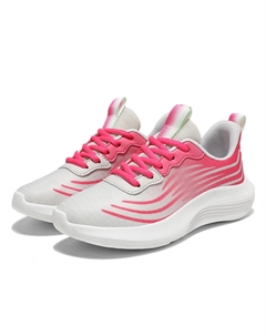 Кроссовки для бега для детей и подростков с амортизацией, износостойкими, с балансом отскока и низким верхом, розовый/синий Protectcamel