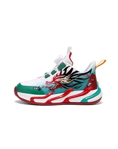 Кроссовки для бега для детей с защитой от ударов, износостойкие, с легкими амортизаторами и противоскользящими свойствами, бежевый/зеленый Adoonga