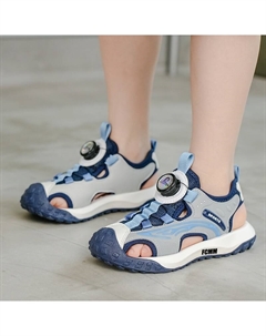 Сандалии детские, нескользящие и дышащие, серый/синий Fcmm