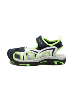 Детские сандалии из нескользящей, ударопрочной, износостойкой ткани, с амортизацией, дышащие, влагоотводящие, зеленый Snoopy