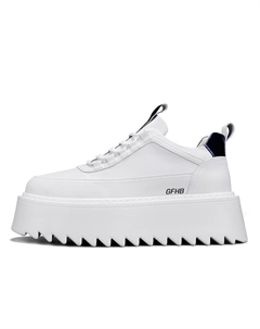 Износостойкие низкие кроссовки для скейтбординга, увеличивающие рост, для детей и подростков, белый/синий Kung fu partners