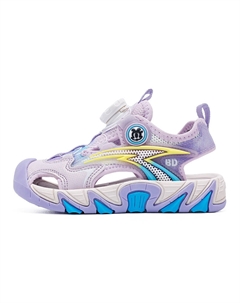 Детские сандалии с низким верхом, устойчивые к истиранию, дышащие, фиолетовый Bobdog