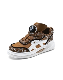 Дышащие низкие повседневные кроссовки для детей, коричневый Firs kids