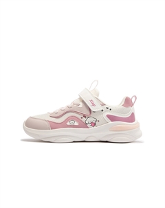 Низкие повседневные кроссовки с нескользящей подошвой для детей, белый/розовый Xtep