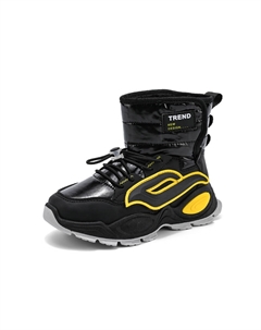 Детские зимние ботинки для детей, черный/желтый Tonybear