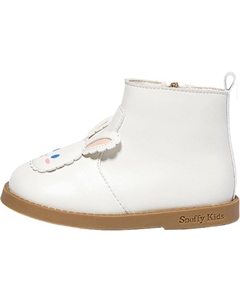 Детские утепленные ботинки для дошкольников, белый Snoffy