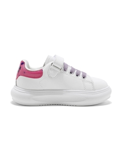 Кроссовки детские с низким верхом и противоскользящим покрытием, белый/розовый Paul frank