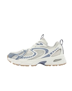 Износостойкие дышащие низкие детские кроссовки унисекс, слоновая кость/серый Qiaodan