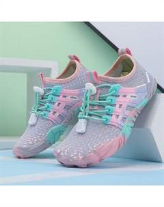 Нескользящие, дышащие, быстросохнущие низкие кроссовки для активного отдыха, кораллово-фиолетовые, детские Snoopy