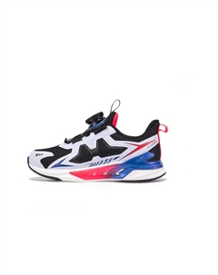 Износостойкие дышащие низкие детские кроссовки для бега для детей от 3 до 7 лет, черный/белый Xtep