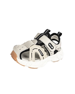 Нескользящие, износостойкие, дышащие детские сандалии для детей от 3 до 7 лет, черный Jimixiong