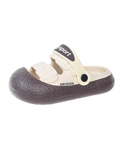 Детские сандалии с амортизацией, износостойкие, легкие, белый/коричневый Abc-kids