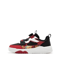 Износостойкие детские кроссовки для скейтбординга с низким верхом, черный/красный Xtep