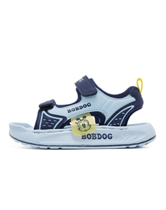 Детские сандалии с низким верхом, нескользящие, износостойкие, дышащие, темно-синий Bobdog