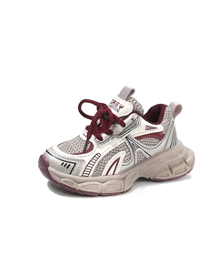 Износостойкие низкие детские кроссовки для повседневной носки. Для детей от 3 до 7 лет., красный Tonybear