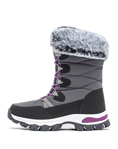 Теплые нескользящие детские ботинки, серый Hobibear