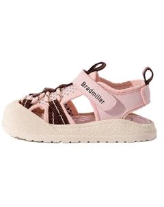 Детские сандалии с низким верхом и противоскользящим покрытием для детей от 3 до 7 лет, розовый Bradmiller