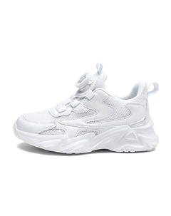 Кроссовки для бега для детей, устойчивые к истиранию, водонепроницаемые, легкие, с амортизаторами, белые Qiquduck