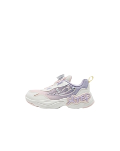 Детские кроссовки с низким верхом и противоскользящим верхом для детей от 3 до 7 лет, розовый/фиолетовый Xtep