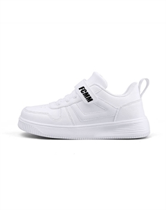 Белые детские скейтерские кеды Fcmm