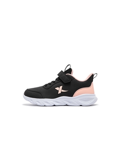 Детские кроссовки с низким верхом и противоскользящей амортизацией, цвет черный, розовый Xtep