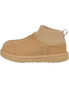 Кроссовки Classic Ultra Stretch Cuff Slipper Mustard Seed Kids, коричневый Ugg