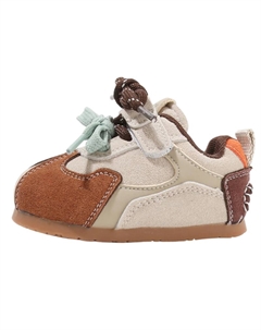 Нескользящие дышащие противоскользящие туфли для малышей с защитой от ударов, бежевый Maibuxiong