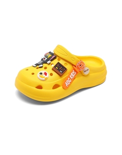 Нескользящие, устойчивые к истиранию, дышащие, легкие, амортизирующие тапочки для детей, желтый Abc-kids