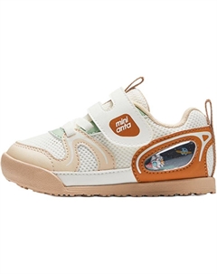 Дышащие, легкие, амортизирующие, анти-удар, низкие детские туфли для младенцев и малышей, слоновая кость/белый/оранжевый Antakids