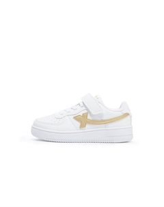 Детские кроссовки для скейтбординга. Возраст: от 3 до 7 лет., белый/золотой Xtep