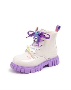 Детские кожаные ботинки для детей, бежевый Yuzhaolin