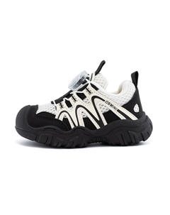 Нескользящие, амортизирующие, износостойкие, дышащие, низкие детские туфли для младенцев и малышей, бежевый/черный Ebmini