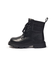 Кожаные ботинки для детей, черный Gxg kids