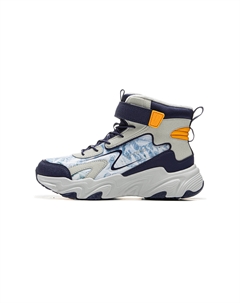Кроссовки для детей Sports Life Collection с амортизацией Rebound Warm High Top, серые, детские, синий Lining young