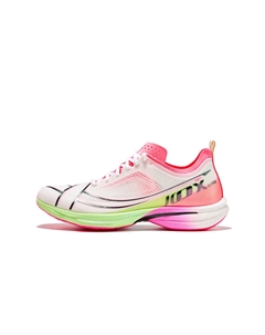 100 2.5pro противоскользящие износостойкие низкие детские кроссовки для бега, розовый/зеленый Xtep