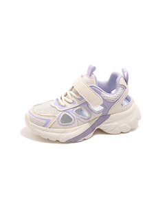 Кроссовки для бега для детей: противоскользящие, износостойкие, с отскоком, дышащие, легкие, амортизирующие, фиолетовый Adoonga
