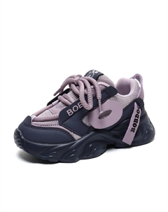 Нескользящие и дышащие низкие кроссовки для детей, фиолетовый Bobdog