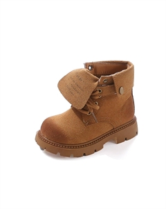 Детские ботинки с противоскользящей подошвой, устойчивые к износу и ударам, желтый Wooden rabbit