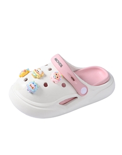 Тапочки детские противоскользящие, белый/синий Abc-kids