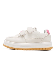 Детские скейтерские кроссовки Kids, бежевый/розовый Bobdog