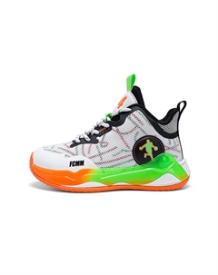 Детские кроссовки для бега с противоскользящей амортизацией, износостойкие, дышащие, оранжевый/красный Fcmm