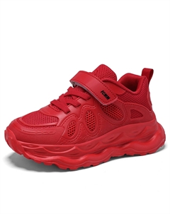 Износостойкие дышащие низкие кроссовки для бега для детей, красный Fcmm