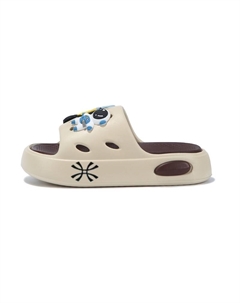 Тапочки нескользящие хаки коричневые детские Yuzhaolin