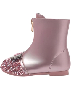 ABC DOUKIDS Теплые противоскользящие детские ботинки для детей, розовый Abcdoukids