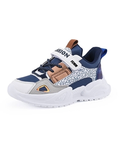 Нескользящие и дышащие низкие повседневные кроссовки для детей, синий Fcmm