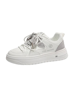 Детские скейтерские кроссовки для подростков, белый/серый Yuzhaolin