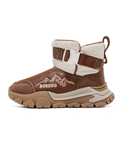 Противоскользящие, водонепроницаемые, высокие детские ботинки Balance, красный/бежевый/коричневый Bobdog