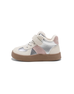 Прочные теплые детские ботинки для скейтбординга, бежевый/серебряный Paul frank