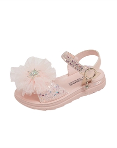 Противоскользящие детские сандалии для детей, розовый Snoopy