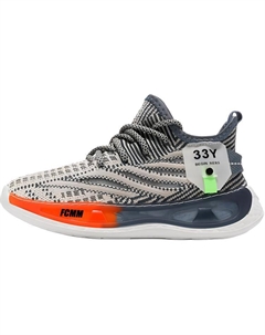 Нескользящие, легкие, амортизирующие и дышащие, низкие повседневные кроссовки для детей, синий Fcmm